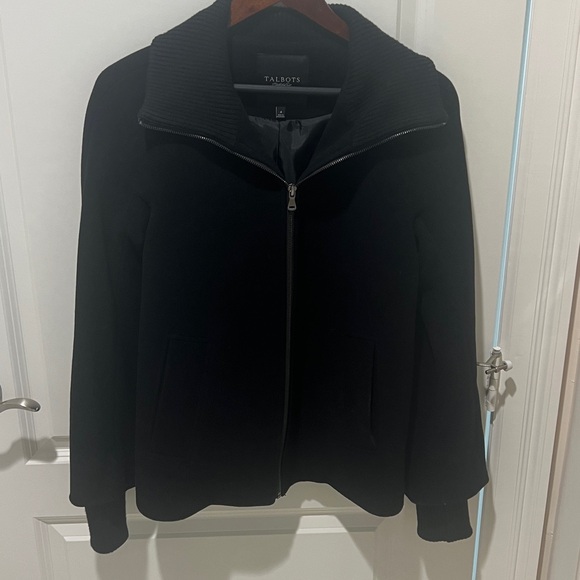 Talbots Black Wool Jacket 4 - Picture 11 of 17